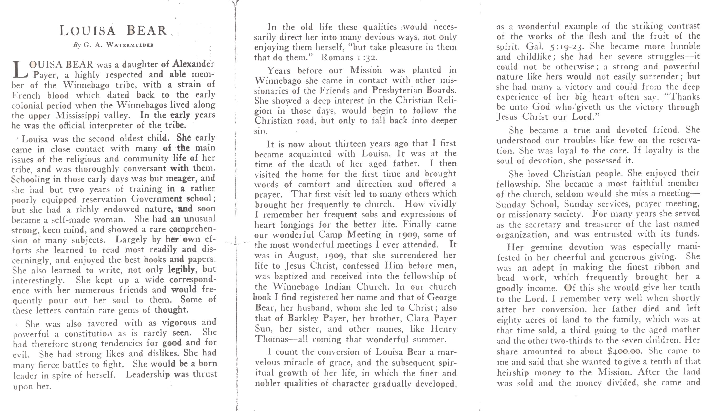 Biography of Louisa Bear (3)